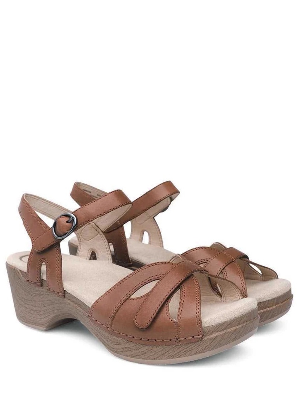 Dansko Season Clog Leather Sandal Rrocker-Bottom Support 37